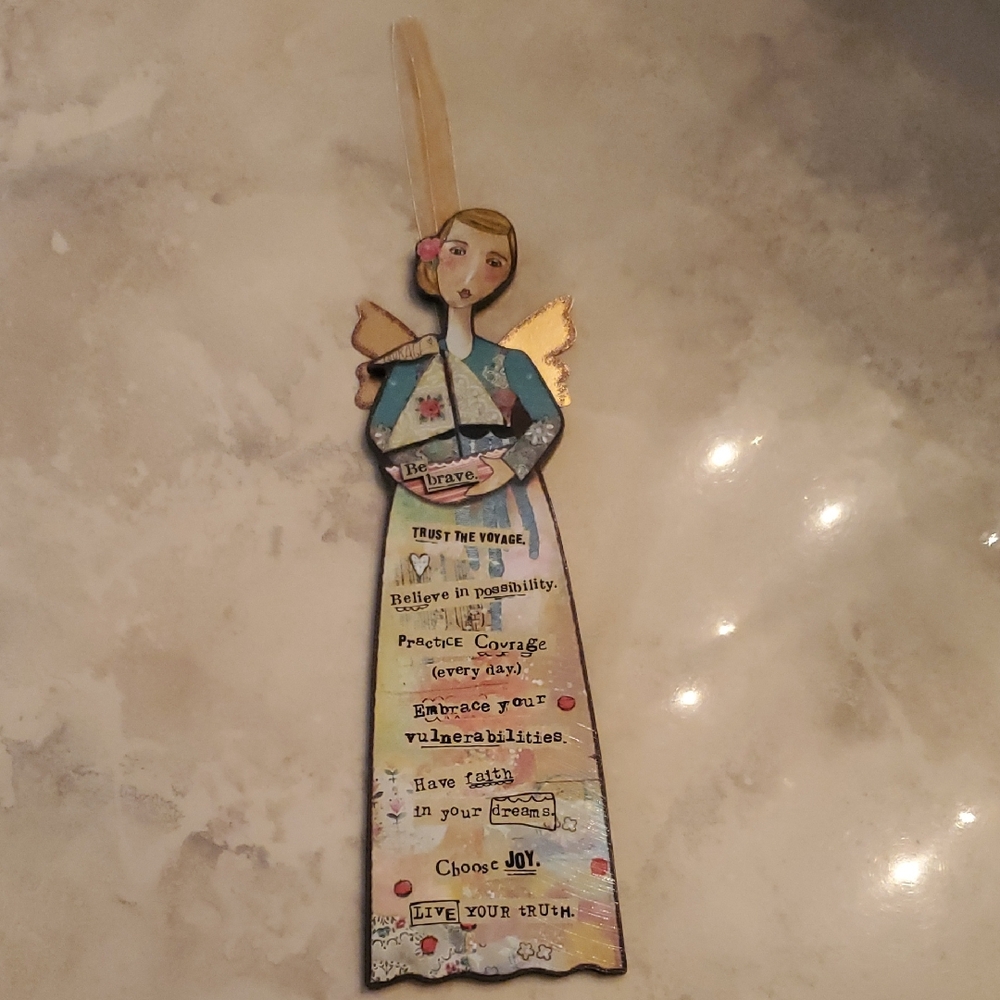 Angel Mixed Media Art Piece